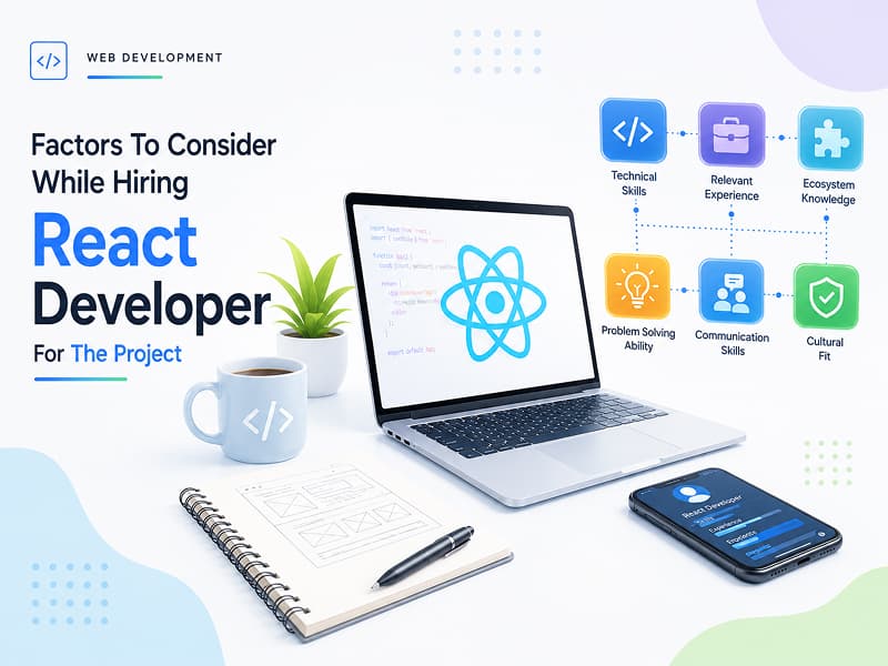 Factors To Consider While Hiring React Developer For The Project