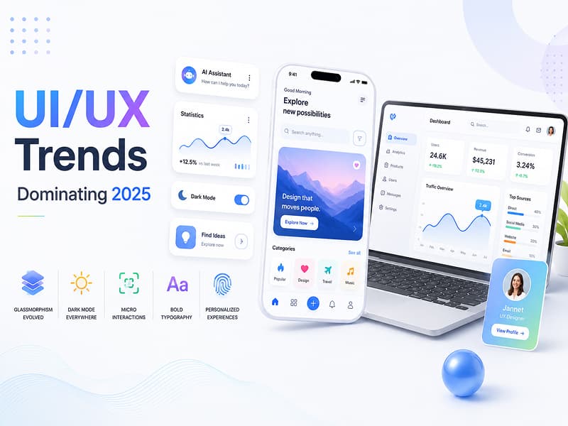 UI/UX Trends Dominating 2025