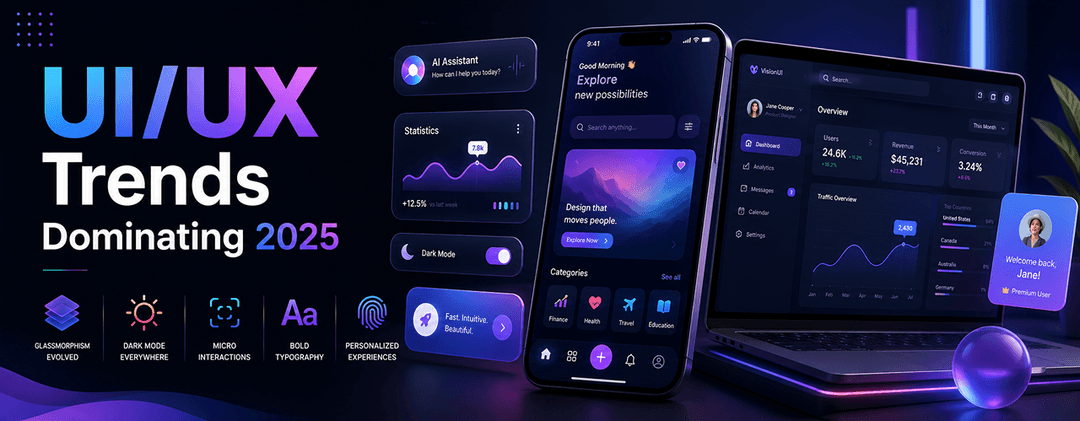 UI/UX Trends Dominating 2025