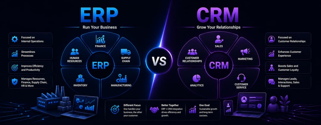 ERP vs CRM
