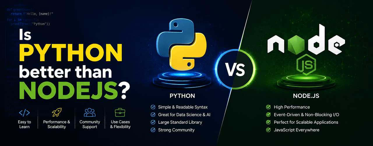 Is python better than Nodejs?