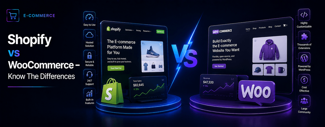 Shopify vs WooCommerce – Know The Differences